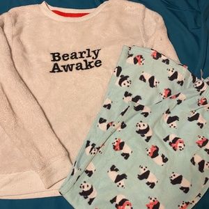 Junior Girl's Fleece Pajama Set